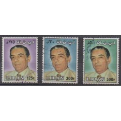 Liban - 1981 - No 280/282 - Célébrités - Oblitérés