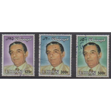 Liban - 1981 - No 280/282 - Célébrités - Oblitérés