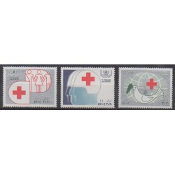 Liban - 1988 - No 307/309 - Santé ou Croix-Rouge