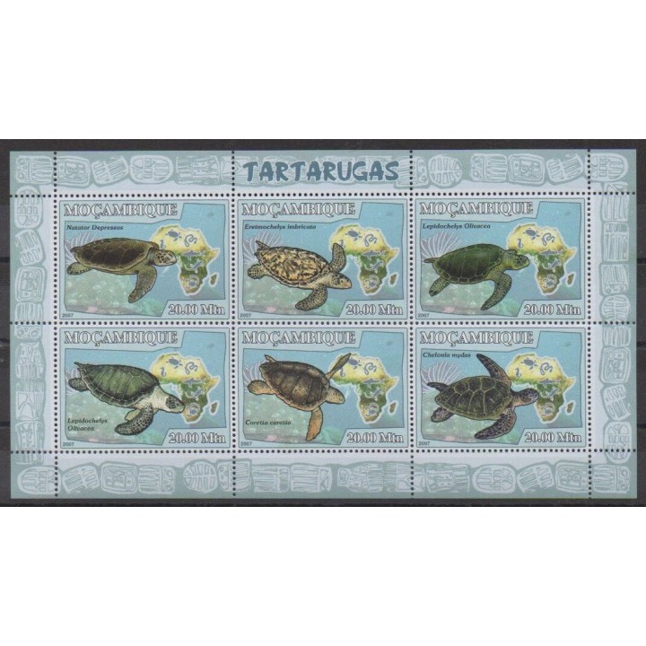 Acheter cette série de timbres du Mozambique de l'année 2007 (No 2486/2491).