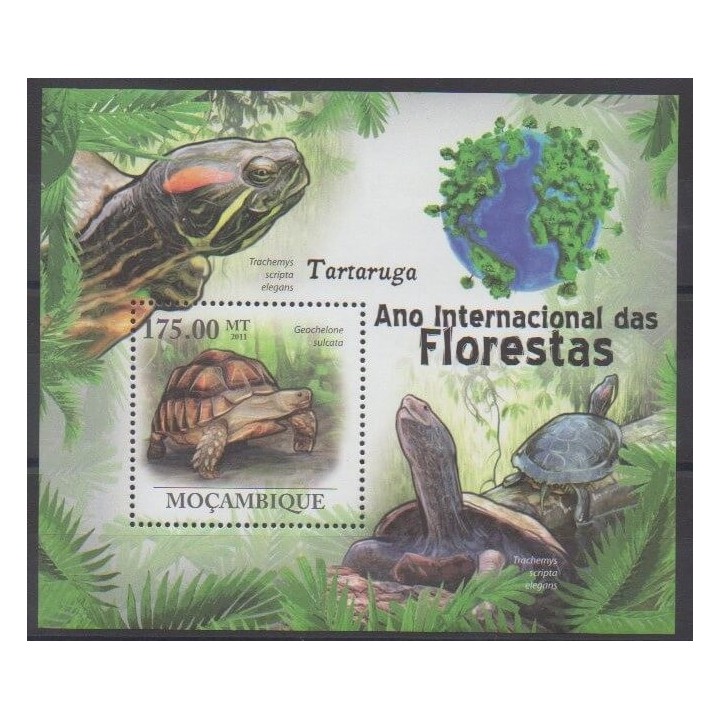 Buy this souvenir sheet  of Mozambique of the year 2011 (Nb BF368).
