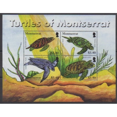 Montserrat - 2007 - No 1250/1253 - Tortues
