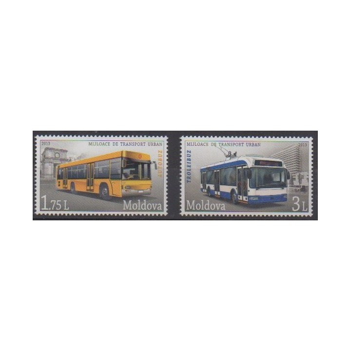 Acheter cette série de timbres de Moldavie de l'année 2013 (No 738/739).