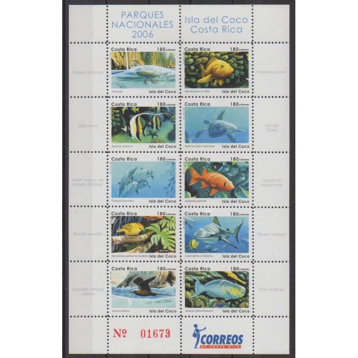 Buy this set of stamps of Costa Rica of the year 2006 (Nb 792/801).