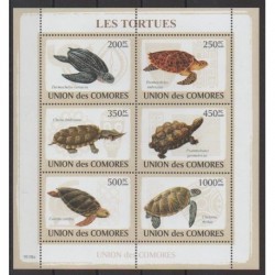 Comoros - 2009 - Nb 1495/1500 - Turtles