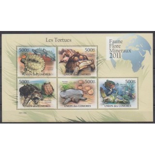 Acheter cette série de timbres des Comores de l'année 2011 (No 2160/2164).
