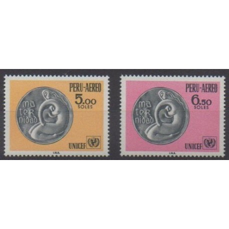Pérou - 1970 - No PA257/PA258 - Enfance