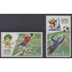 Moldova - 2010 - Nb 618/619 - Soccer World Cup