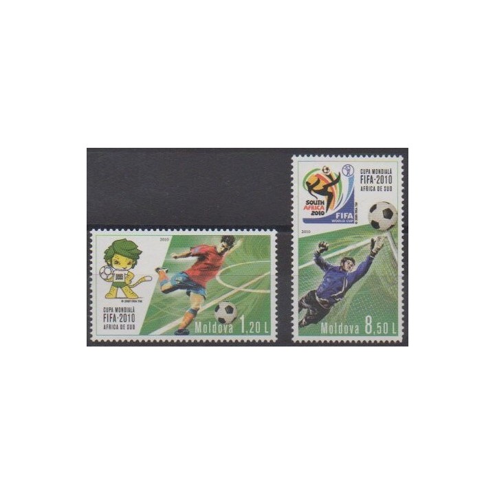 Acheter cette série de timbres de Moldavie de l'année 2010 (No 618/619).