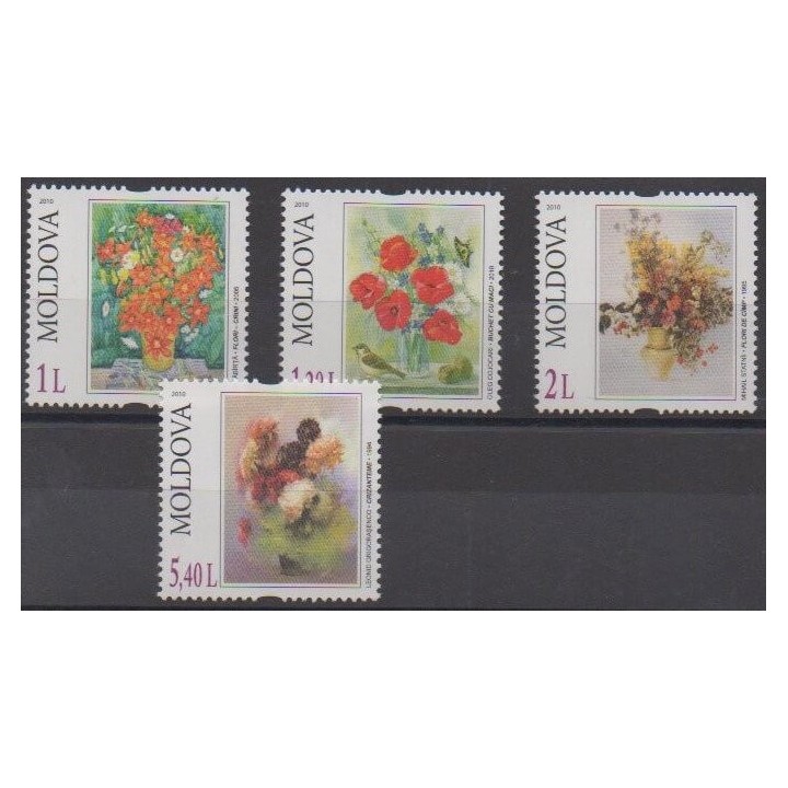 Acheter cette série de timbres de Moldavie de l'année 2010 (No 621/624).