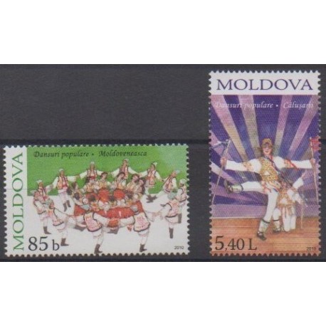 Moldavie - 2010 - No 626/627 - Folklore