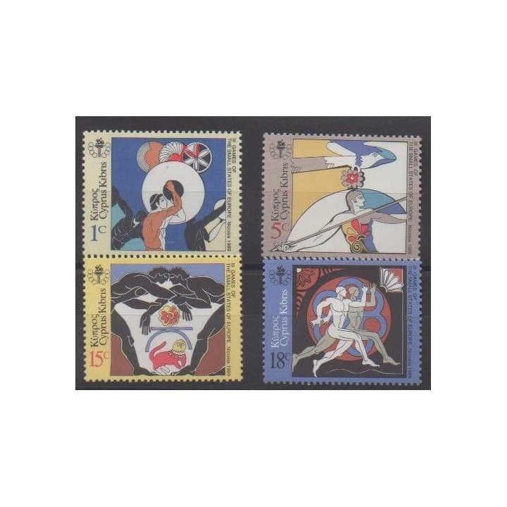Buy this set of stamps of Cyprus of the year 1989 (Nb 708/711).