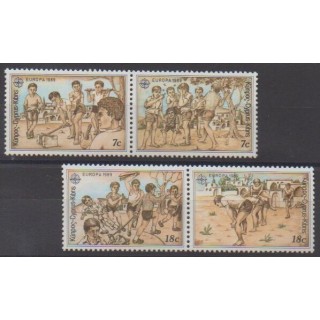 Acheter cette série de timbres de Chypre de l'année 1989 (No 712/715).