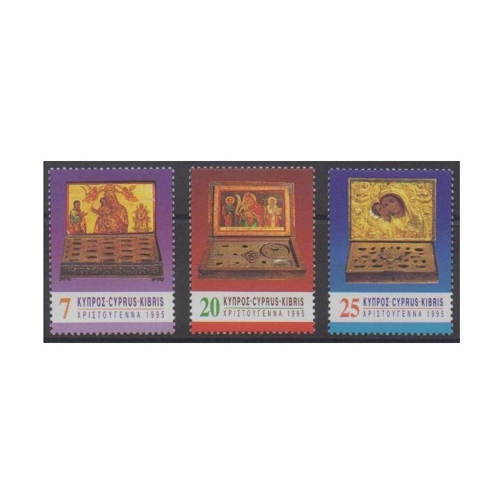 Acheter cette série de timbres de Chypre de l'année 1995 (No 872/874).