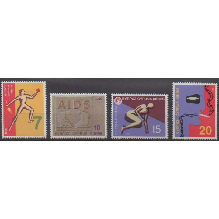 Buy this set of stamps of Cyprus of the year 1995 (Nb 859/862).