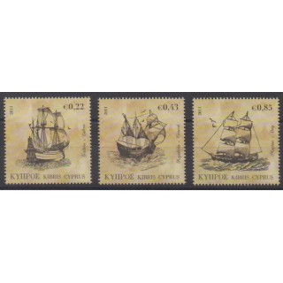 Acheter cette série de timbres de Chypre de l'année 2011 (No 1223/1225).