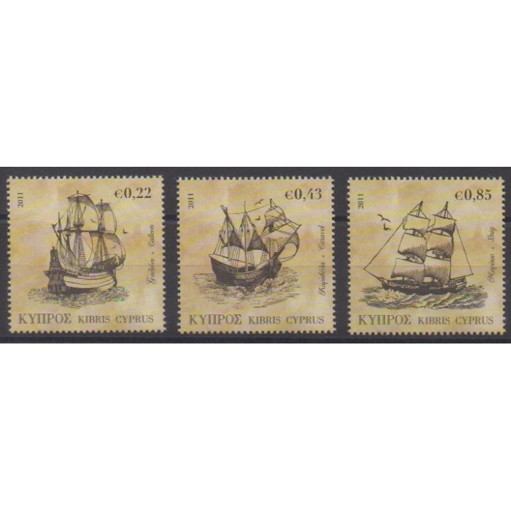 Buy this set of stamps of Cyprus of the year 2011 (Nb 1223/1225).