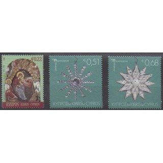 Buy this set of stamps of Cyprus of the year 2011 (Nb 1232/1234).
