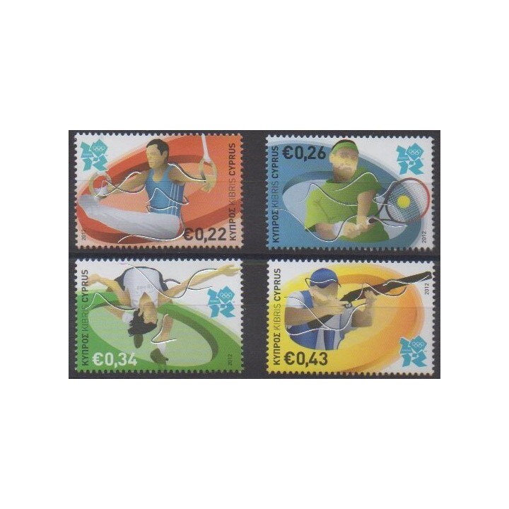 Acheter cette série de timbres de Chypre de l'année 2012 (No 1240/1243).