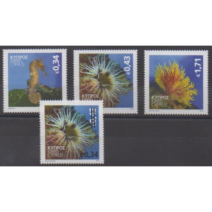Buy this set of stamps of Cyprus of the year 2013 (Nb 1266/1268 - 1267A).