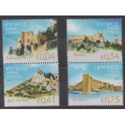 Chypre - 2015 - No 1342/1345 - Châteaux