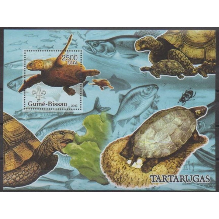 Acheter ce bloc-feuillet de Guinée-Bissau de l'année 2005 (No BF291).