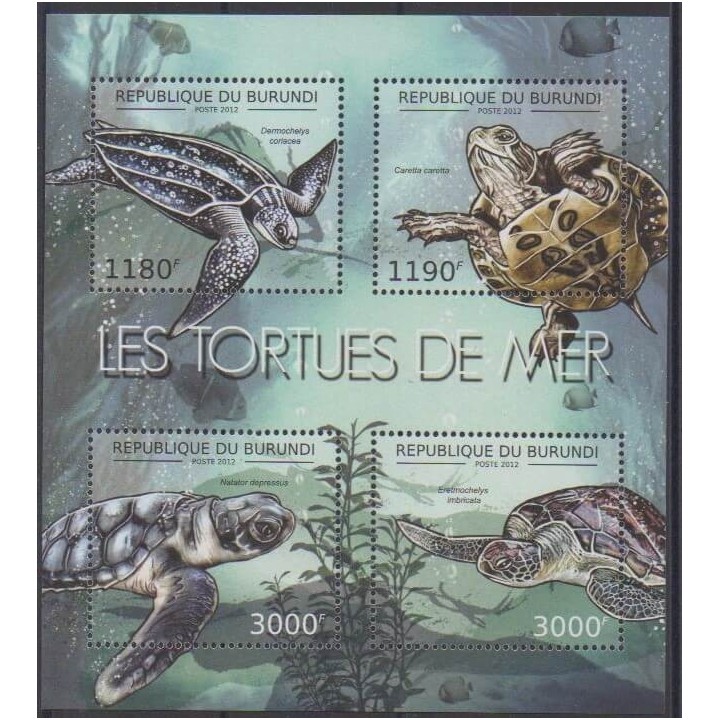 Acheter cette série de timbres du Burundi de l'année 2012 (No 1790/1793).