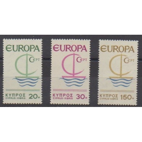 Cyprus - 1966 - Nb 262/264 - Europa