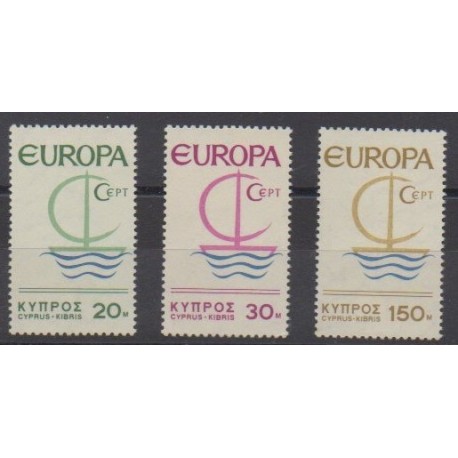 Chypre - 1966 - No 262/264 - Europa