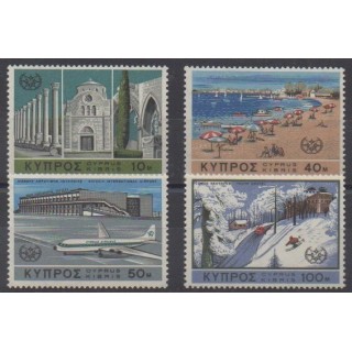 Acheter cette série de timbres de Chypre de l'année 1967 (No 290/293).