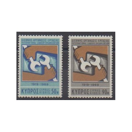Cyprus - 1969 - Nb 307/308