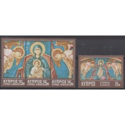 Cyprus - 1970 - Nb 333/336 - Religion