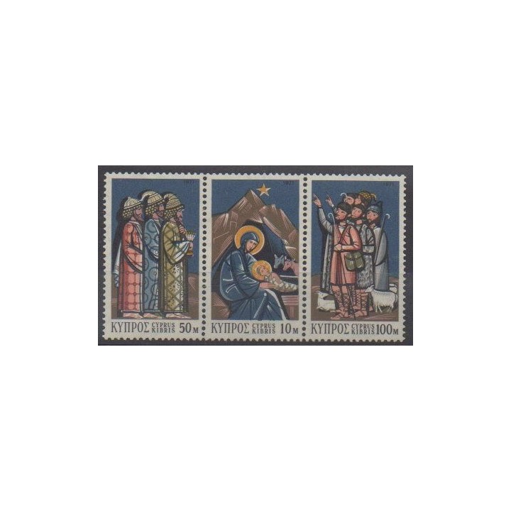 Buy this set of stamps of Cyprus of the year 1971 (Nb 361/363).