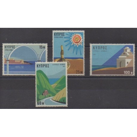 Chypre - 1971 - No 357/360 - Tourisme