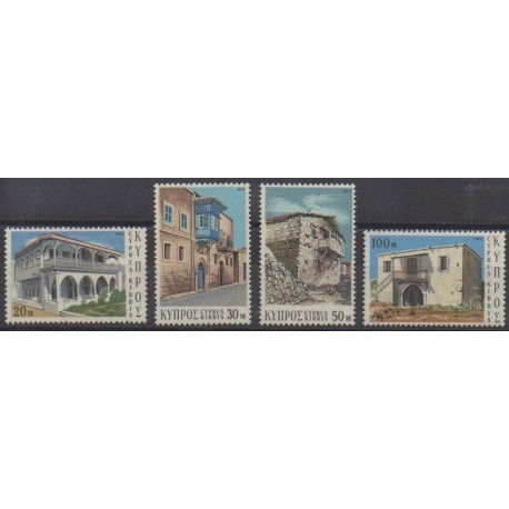 Chypre - 1973 - No 384/387 - Architecture