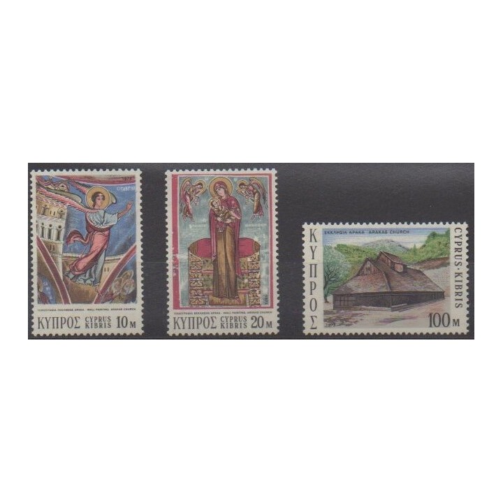 Acheter cette série de timbres de Chypre de l'année 1973 (No 394/396).