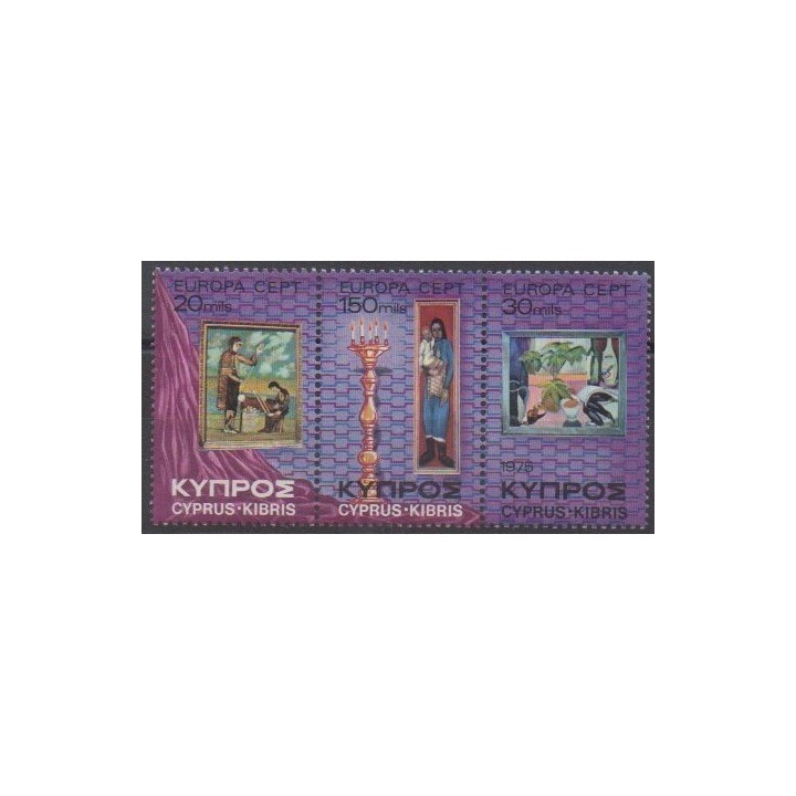 Acheter cette série de timbres de Chypre de l'année 1975 (No 420/422).