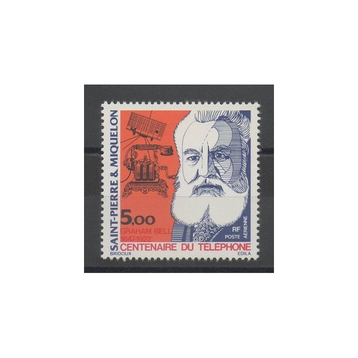 Stamps - science - Saint-Pierre and Miquelon - 1976 - Nb PA 63