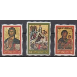 Chypre - 1979 - No 509/511 - Peinture - Religion