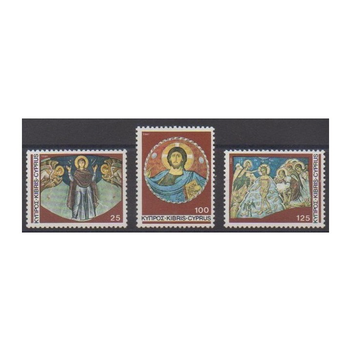 Buy this set of stamps of Cyprus of the year 1981 (Nb 556/558).