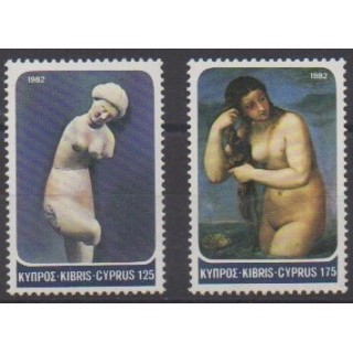 Acheter cette série de timbres de Chypre de l'année 1982 (No 559/560).