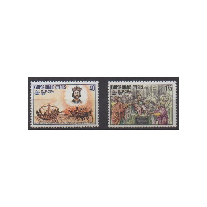 Acheter cette série de timbres de Chypre de l'année 1982 (No 561/562).