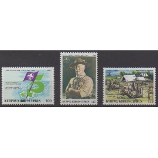 Acheter cette série de timbres de Chypre de l'année 1982 (No 567/569).