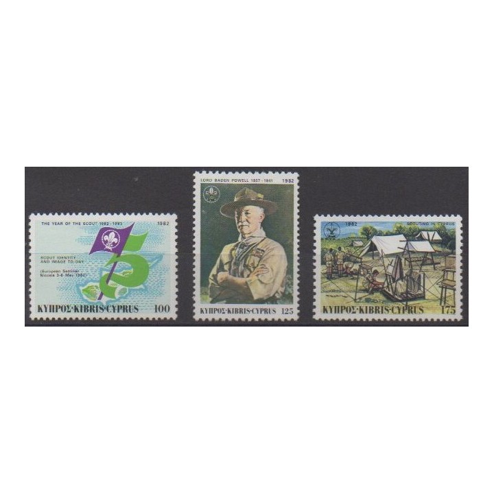 Buy this set of stamps of Cyprus of the year 1982 (Nb 567/569).