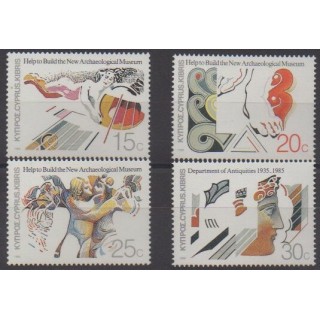 Buy this set of stamps of Cyprus of the year 1986 (Nb 647/650).