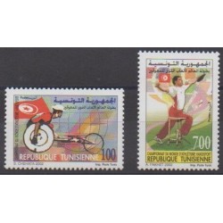 Tunisie - 2002 - No 1465/1466 - Sports divers