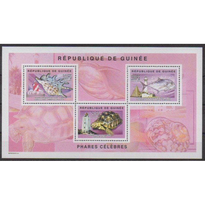 Acheter cette série de timbres de Guinée de l'année 2004 (No 2626/2628).
