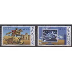 Moldavie - 2008 - No 533/534 - Service postal - Europa