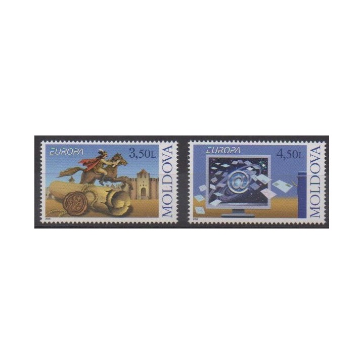Buy this set of stamps of Moldova of the year 2008 (Nb 533/534).