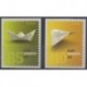 Islande - 2008 - No 1135/1136 - Service postal - Europa